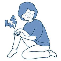 膝痛イラスト